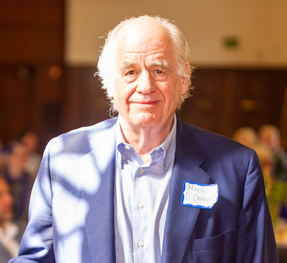 Mark ODonnell at awards ceremony