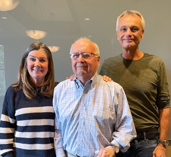 Liz Morris, Blaine Garvin, Scott Morris