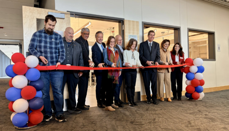 The ribbon cutting at the Gonzaga University Patrick Ferro Center for Materials Research. The ribbon cutting at the Gonzaga University Patrick Ferro Center for Materials Research.