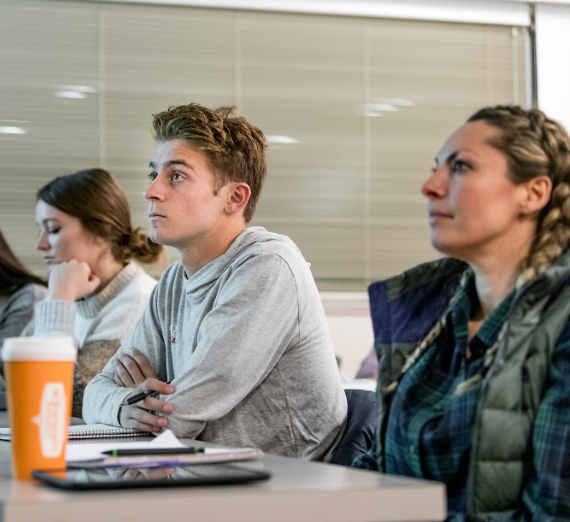 Students in class