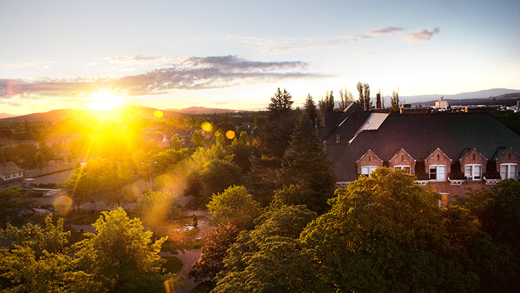 Sunrise over the Gonzaga Campus Sunrise over the Gonzaga Campus