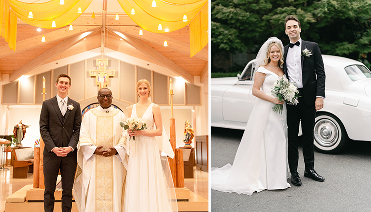 two separate wedding couples two separate wedding couples