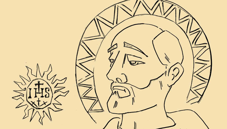 Drawing of St. Ignatius Drawing of St. Ignatius