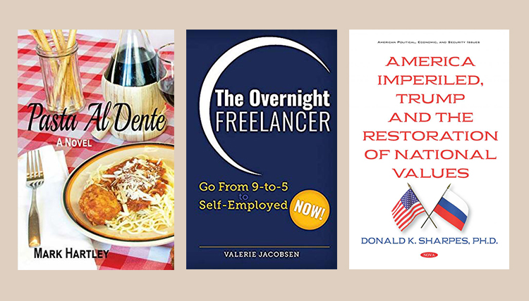 three book covers