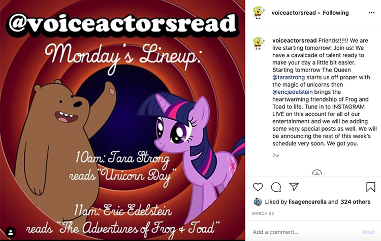 @voiceactors read on Instagram @voiceactors read on Instagram