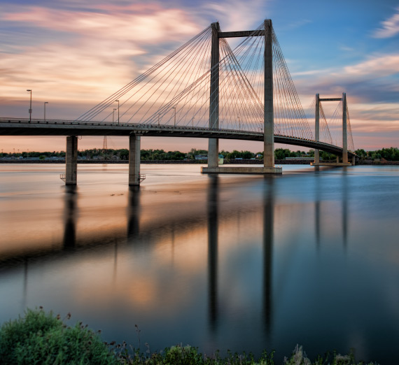 Ed Hendler Cable Bridge Kennewick, Washington