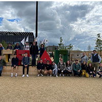 Students visting Floriade Expo 