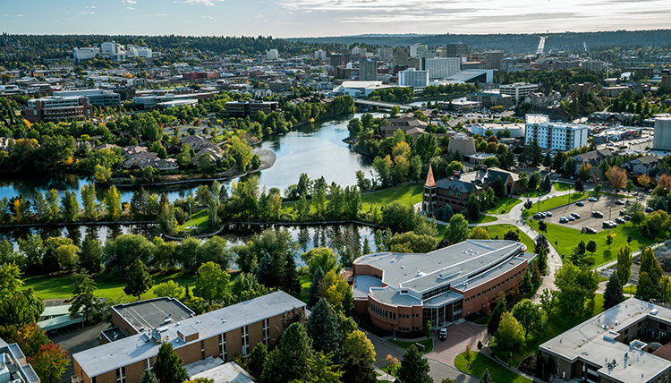 Gonzaga University, located in Spokane, Washington Gonzaga University, located in Spokane, Washington