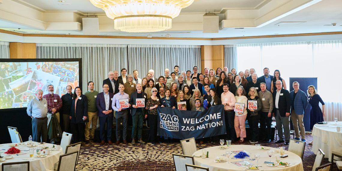Group photo of attendees and speakers at Forging Forward Seattle event Group photo of attendees and speakers at Forging Forward Seattle event
