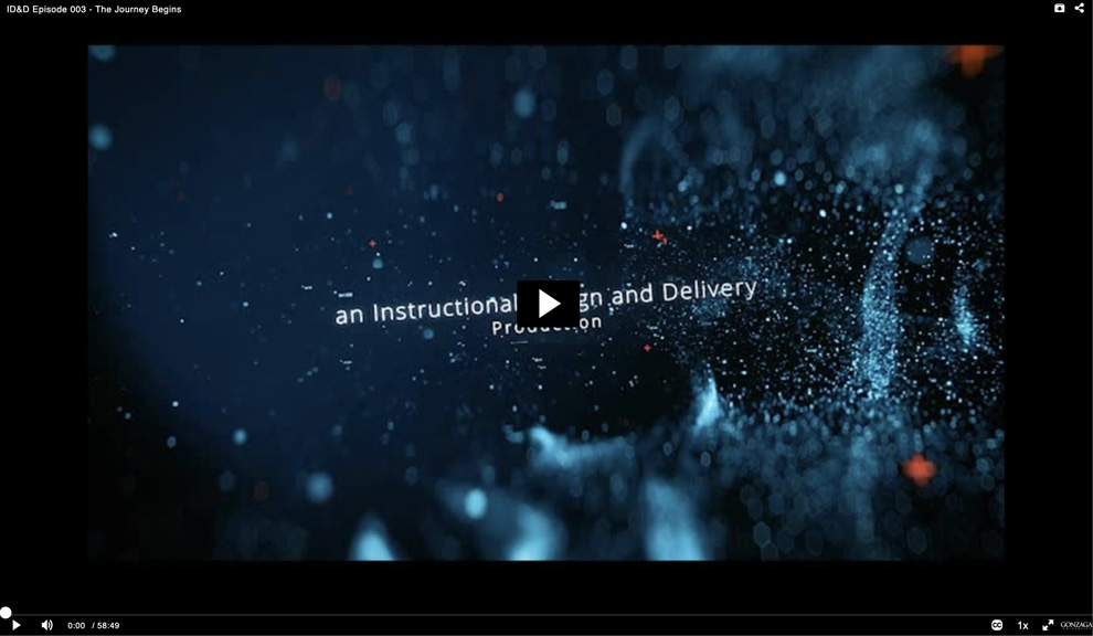 The Journey Begins in Episode 3 of the ID&D Series Video Podcast Screenshot