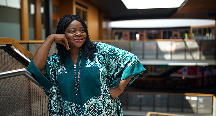 Gonzaga professor Itohan Idumwonyi Gonzaga professor Itohan Idumwonyi