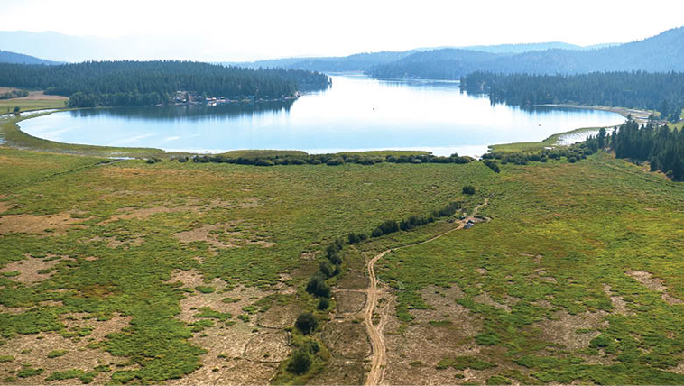An aerial view of Thompson Creek An aerial view of Thompson Creek