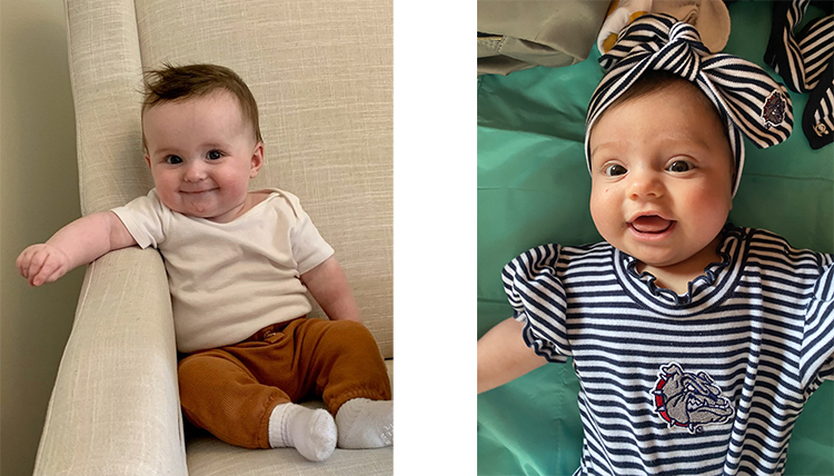 two babies