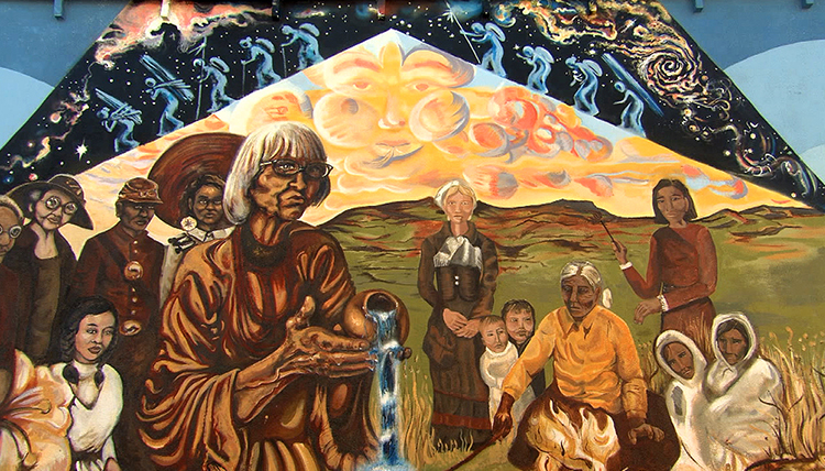 the women of New Mexico mural, NM PBS the women of New Mexico mural, NM PBS