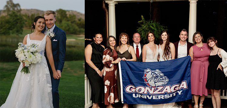 Two wedding photos. Two wedding photos.