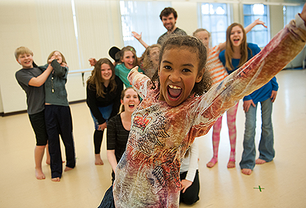 Youth dancing as part of ZagDance program. (GU photo) Youth dancing as part of ZagDance program. (GU photo)