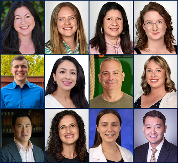 Headshots of Twelve New Faculty 2026 in Three Rows
