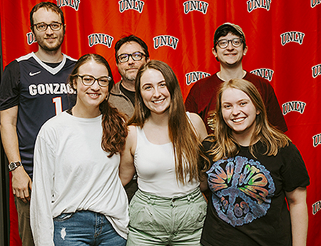 Gonzaga’s top debate team with the coaches at the ADA Nationals last year at University of Nevada, Las Vegas, the last tournament they attended before the coronavirus pandemic. Front row (from left) Rachel Halbo, Avalyn Hine and Molly Martin. Back row (from left) coaches Jason Regnier, and Joe Skoog. Gonzaga’s top debate team with the coaches at the ADA Nationals last year at University of Nevada, Las Vegas, the last tournament they attended before the coronavirus pandemic. Front row (from left) Rachel Halbo, Avalyn Hine and Molly Martin. Back row (from left) coaches Jason Regnier, and Joe Skoog.