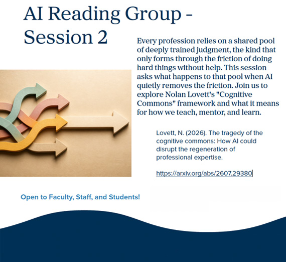 Flier for AI Reading Group