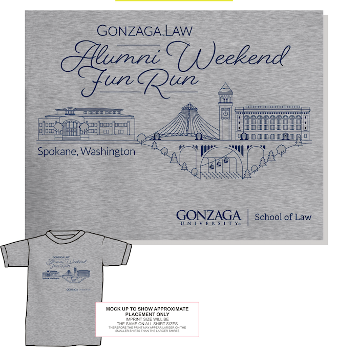 law fun run shirt design