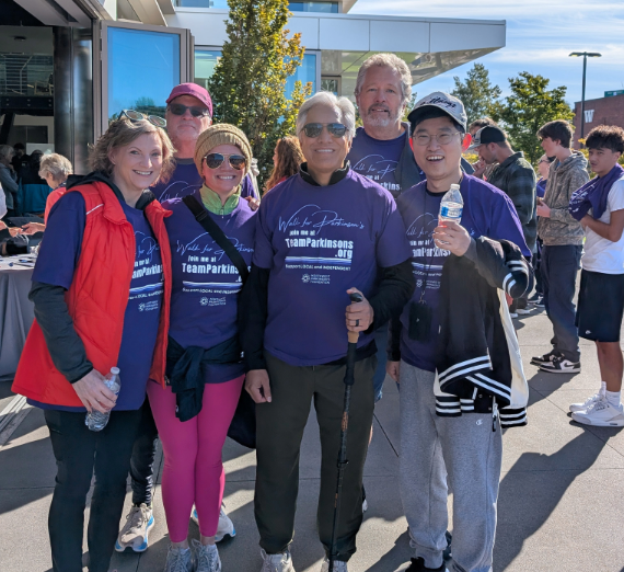 SBA faculty group photo prior to walk