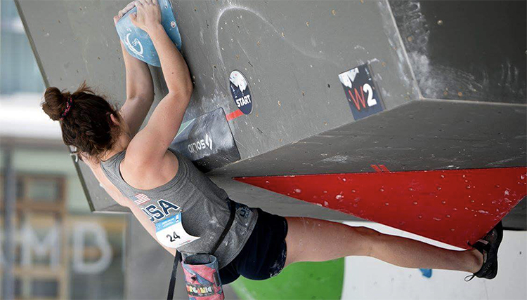Tolson competing at the World University Championships. Photo courtesy Hannah Tolson. Tolson competing at the World University Championships. Photo courtesy Hannah Tolson.
